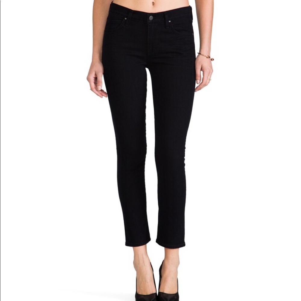 Citizens of Humanity Black Straight Jeans